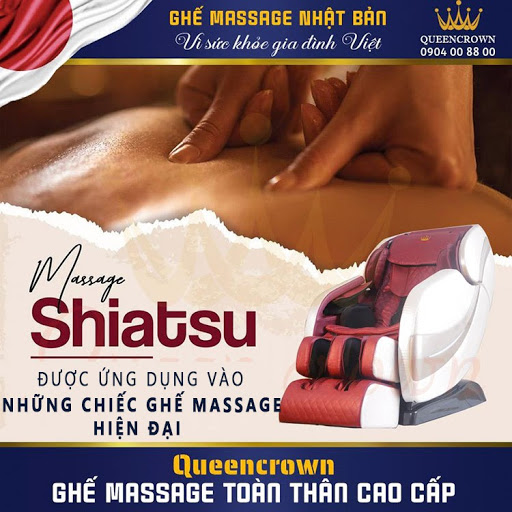 Bật mí kỹ thuật massage Shiatsu Nhật Bản 4 Massage Shiatsu được ứng dụng vào những chiếc ghế massage hiện đại