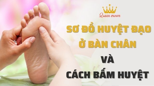 Sơ đồ các huyệt ở lòng bàn chân và cách bấm huyệt hiệu quả