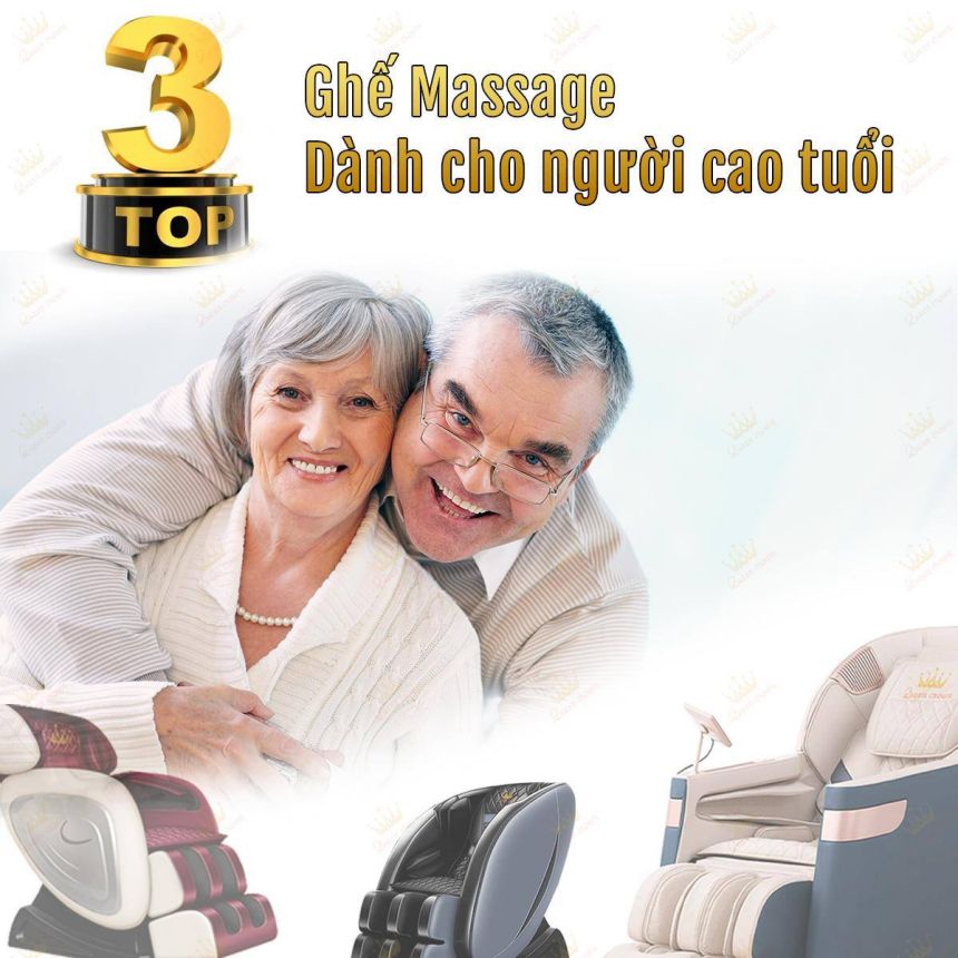 #5+ Ghế Massage Cho Người Già Tốt Nhất Cho Ông Bà Cao Tuổi