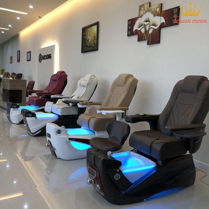 Ghế Nail Pedicure Massage Cao Cấp HMPC-102 (Màu Đen) | Asenta.vn