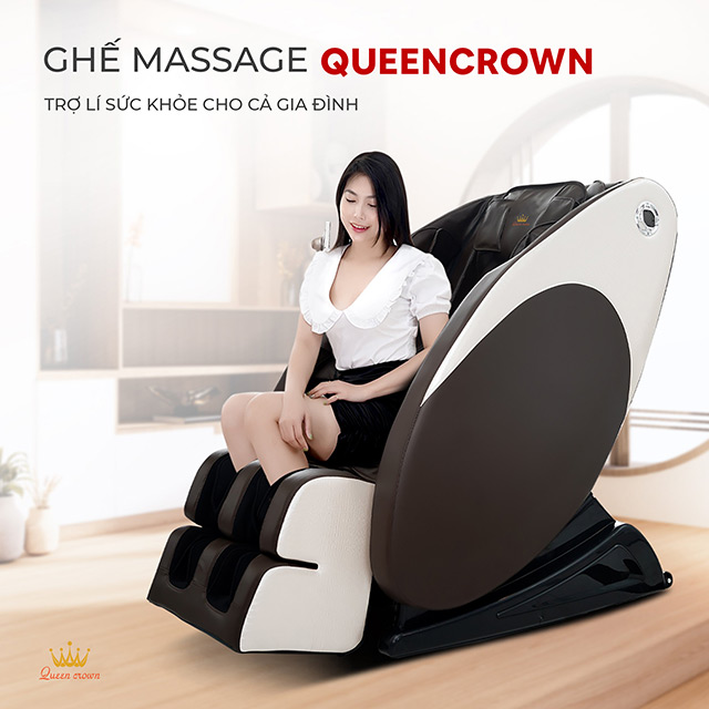 Bài tập chuyên sâu ghế massage Queen Crown QC T15
