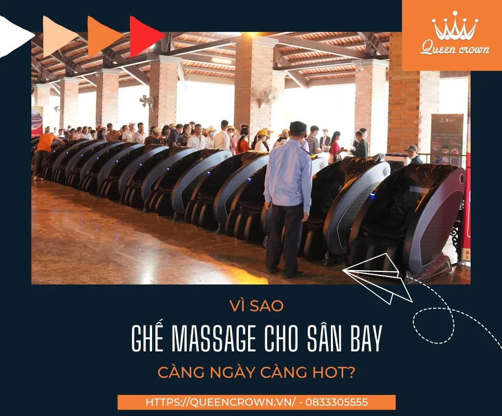 Vì Sao Ghế Massage Cho Sân Bay Càng Ngày Càng Hot?