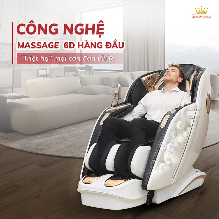 Ghế massage Queen Crown Smart A8