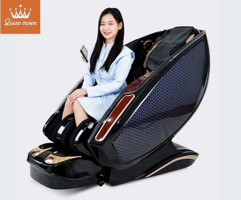 ghế massage queen crown smart one có thiết kế tinh tế, sang trọng