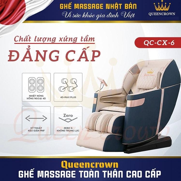 Queen Crown QC CX6 tích hợp đầy đủ tính năng hiện đại