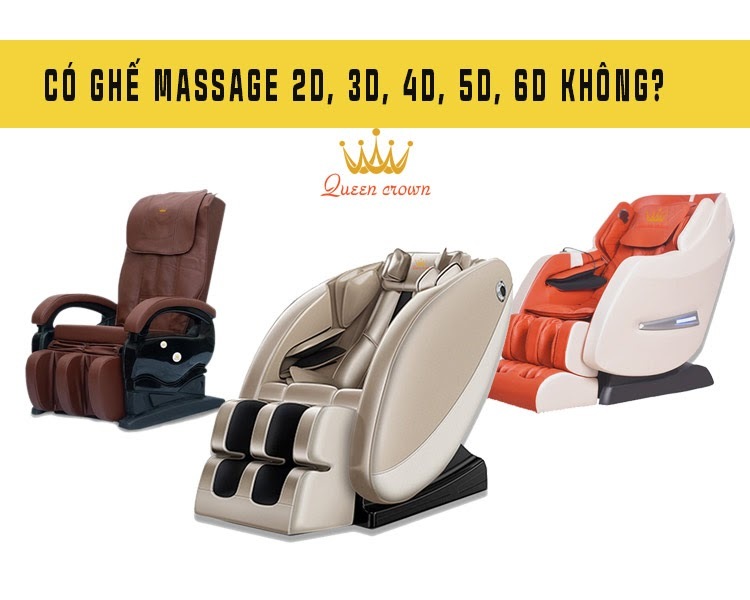 Ghế massage 2D, 3d, 4D, 5D, 6D