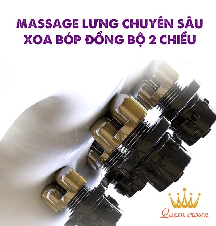 Con lăn massage 4D có khả năng tác động chuyên sâu vào huyệt đạo