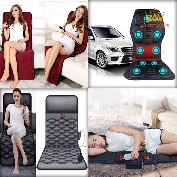 Sử dụng đệm ghế massage giúp loại bỏ các cơn đau nhức mỏi