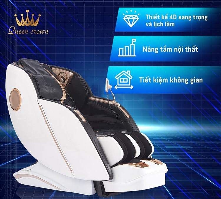 Model Queen Crown Smart A8 sở hữu vẻ ngoài sang trọng giúp nâng tầm không gian sống