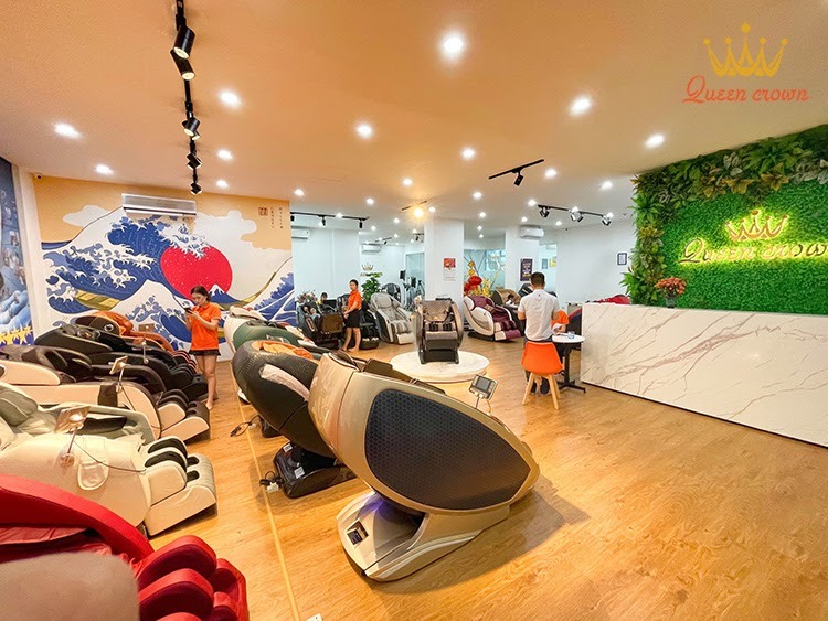 kinh nghiệm nên thử trực tiếp tại cửa hàng trước khi mua ghế massage