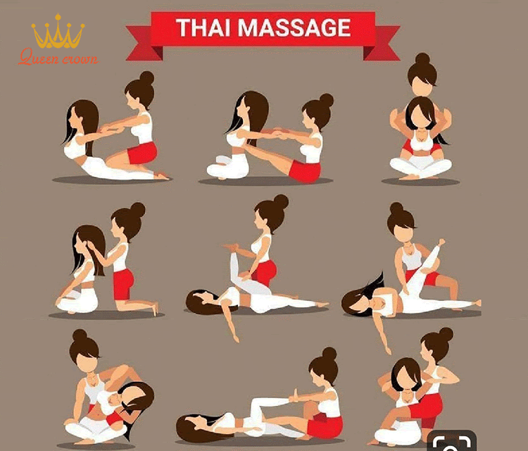 Kỹ thuật massage kiểu Thái chú trọng vào các khớp, lưng, eo