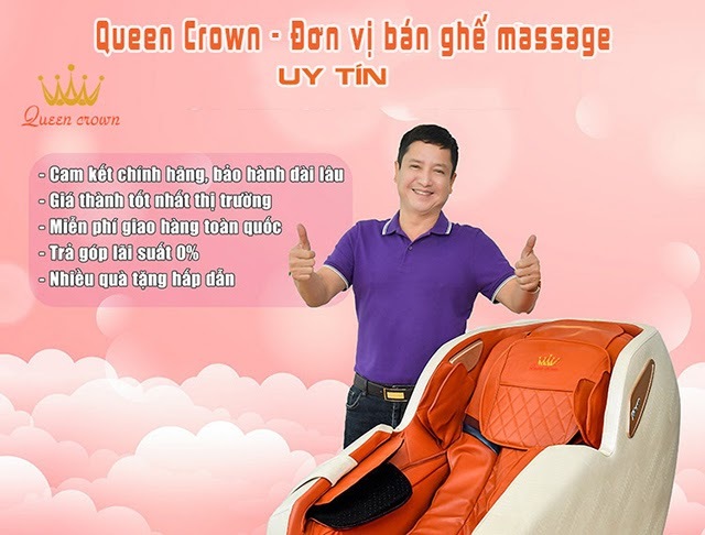 Queen Crown đơn vị bán ghế massage nội địa uy tín