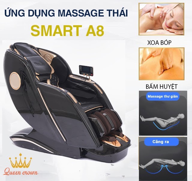 Matxa kiểu thái được ứng dụng trên ghế massage