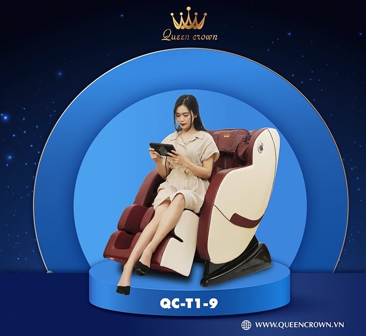 Queen Crown QC T19 là chiếc ghế massage giá rẻ hoàn hảo