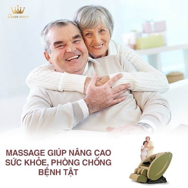 Lợi ích của ghế massage với người cao tuổi giúp nâng cao sức đề kháng, phòng chống bệnh tật