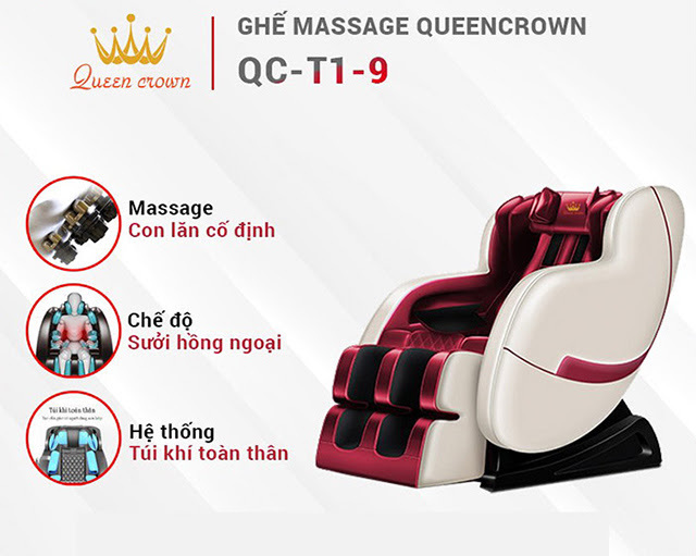 Ghế mát xa dưới 20 triệu tích hợp đầy đủ tính năng massage thư giãn