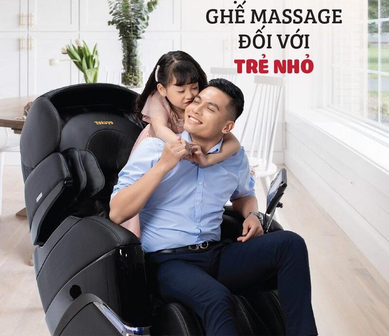 trẻ em có được sử dụng ghế massage không