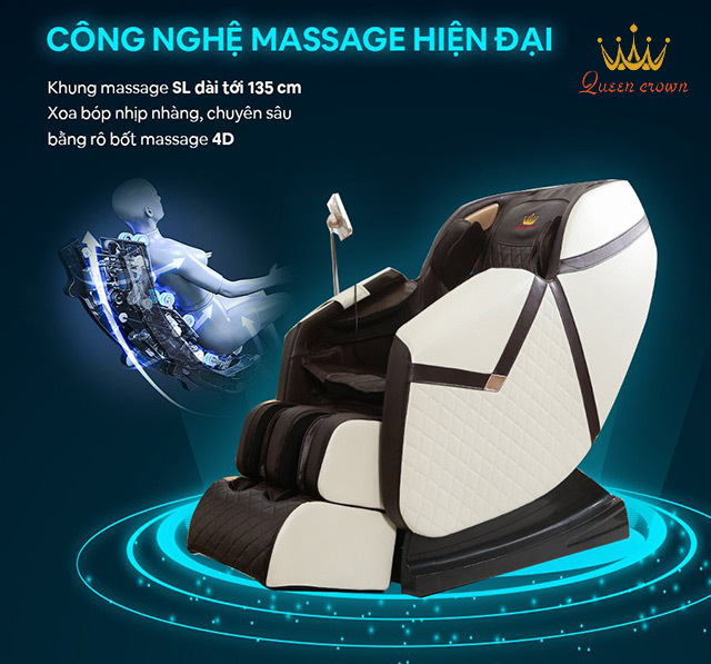 Ghế massage 20-40 triệu nhiều công nghệ hiện đại