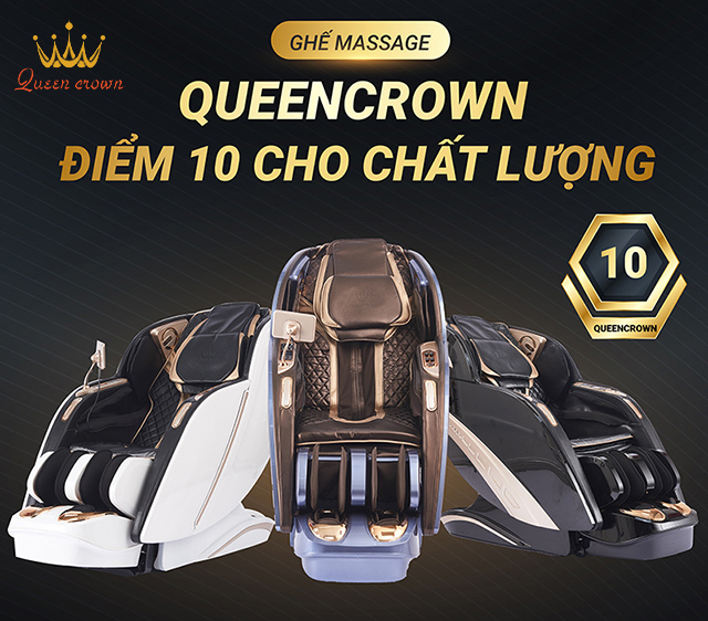 ghế massage Queen Crown đảm bảo chất lượng