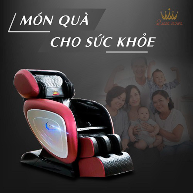 Ghế massage Queen Crown QC SL9 món quà cho cả gia đình