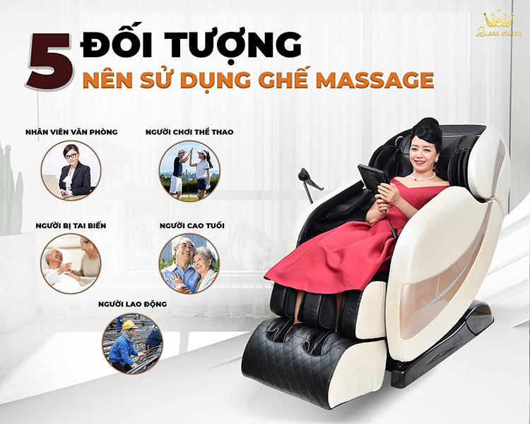 5 đối tượng nên sử dụng ghế massage