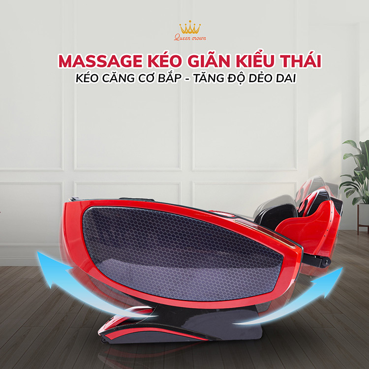 Ghế massage Queen Crown Smart One massage kéo giãn sâu