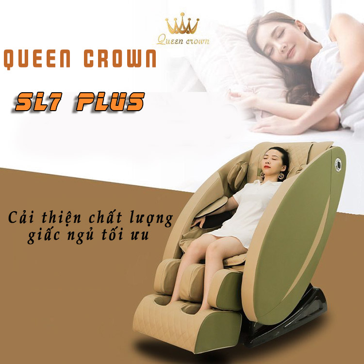 ghe massage queen crown qc sl7 plus co giup nang cao chatluong giac ngu